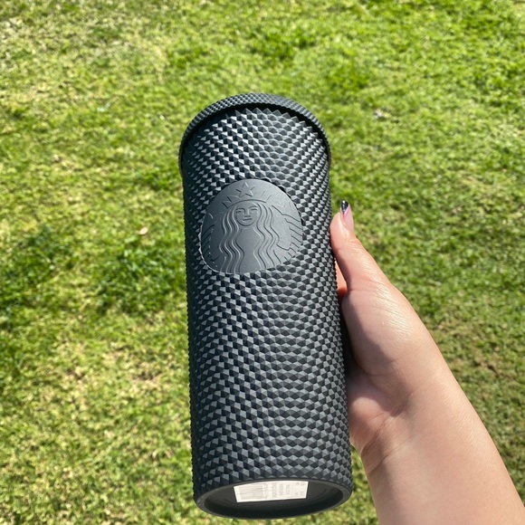 Black matte studded Starbucks Tumblr - Picture 2 of 2